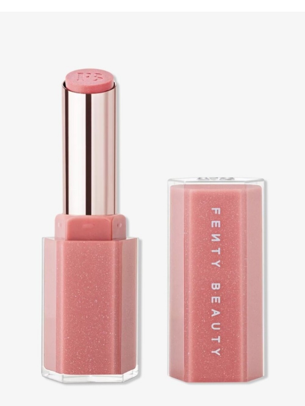 New FENTY BEAUTY gloss bomb in fussy and how many karats set 2